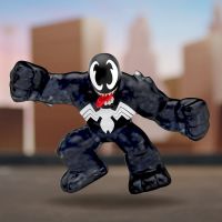 Goo Jit Zu figúrky Marvel Venom vs. Spider-Man 12 cm 4