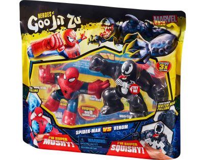 Goo Jit Zu figúrky Marvel Venom vs. Spider-Man 12 cm