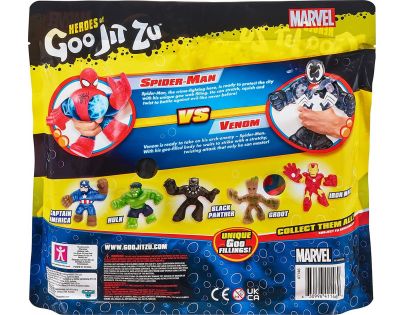 Goo Jit Zu figúrky Marvel Venom vs. Spider-Man 12 cm