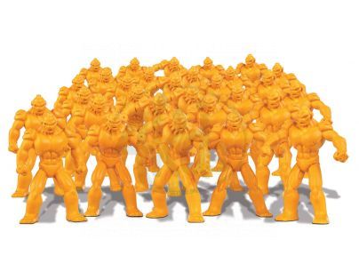 Gormiti Cartoon Neorganic 4 cm mini bojovníci - Žltá