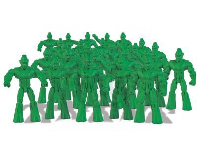 Gormiti Cartoon Neorganic 4 cm mini bojovníci - Zelená