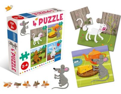 Granna Puzzle Myška 16 dielikov