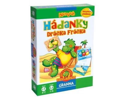 Granna Nové Hádanky Dráčka Fráčka s nálepkami CZ verzia