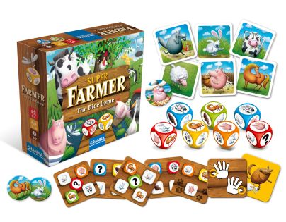 Granna Superfarmár hra s kockami