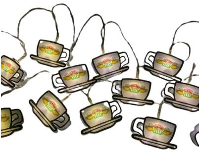 Groovy Priatelia Svetlá reťaz Central Perk