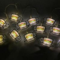 Groovy Priatelia Svetlá reťaz Central Perk 2