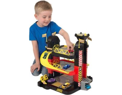 Halsall Teamsterz 3 poschodová garáž s 5 autíčkami - Poškodený obal