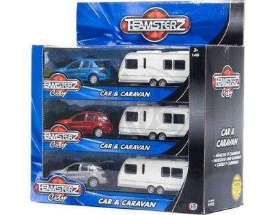 Halsall Teamsterz auto s karavanem