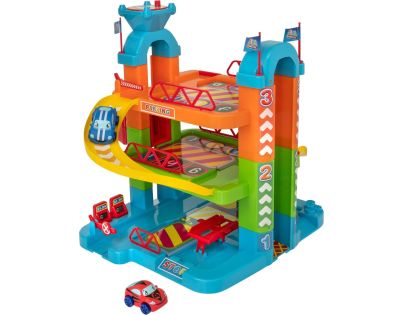 Halsall Teamsterz Tiny garáž s autíčkom - Poškodený obal