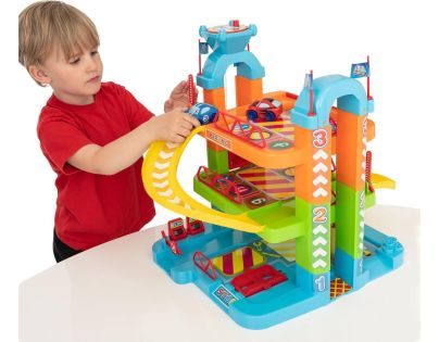 Halsall Teamsterz Tiny garáž s autíčkom - Poškodený obal