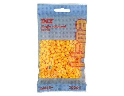 Hama H207-03 Midi Zažehľovacie korálky žlté 1000 ks