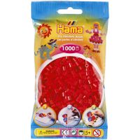 Hama H207-05 Midi Zažehľovacie korálky červené 1000 ks