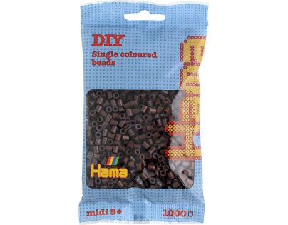 Hama H207-12 Midi Hnedé korálky 1000 ks