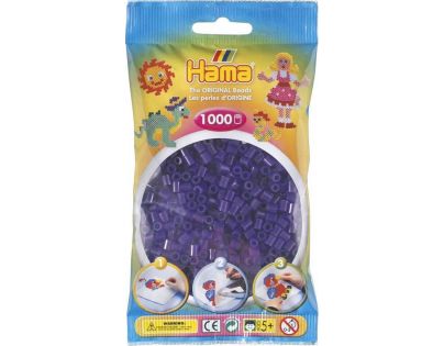 Hama H207-24 Midi Priehľadné fialové korálky 1000 ks