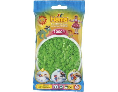 Hama H207-42 Midi Žiarivo zelené koráliky 1000 ks