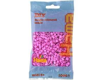 Hama H207-48 Midi Pastelové ružové koráliky 1000 ks