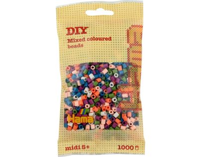 Hama H207-58 Midi Korálky v sáčku mix 1000 ks