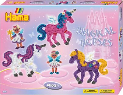 Hama H3138 Midi Veľká darčeková sada Rozprávkový svet 4000 ks