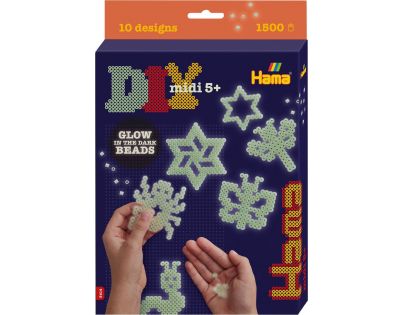 Hama H3414 Midi Darčekový box svietiace v tme 1500 ks