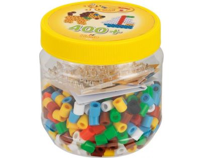Hama H8790 Maxi Korálky a podložky v tube 400 ks