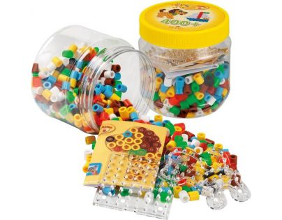 Hama H8790 Maxi Korálky a podložky v tube 400 ks