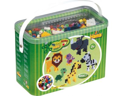 Hama H8804 Maxi Korálky v boxe Mix 3000 ks