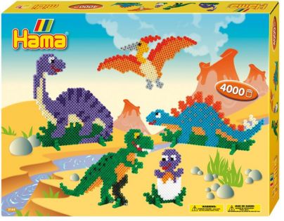 Hama Midi Veľká darčeková sada Dino 4000 ks
