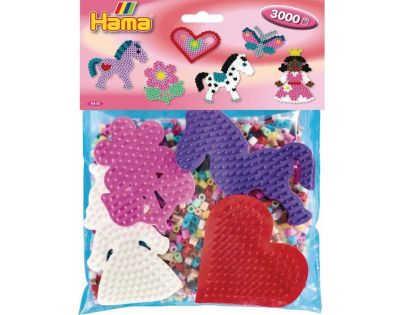 Hama H4415 Midi Mix korálok a podložiek 3000 ks