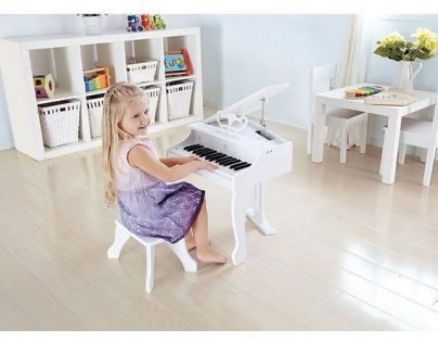 Hape Deluxe piano bielej