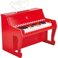 Hape Detské Piano červené Uč sa svetlami