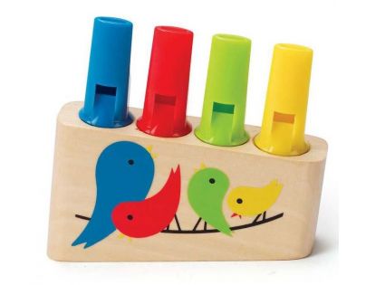 Hape drevené hračky drevená dúhová flauta