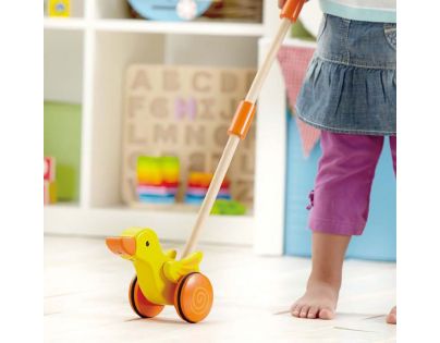 Hape Kačka na tlačenie žltá