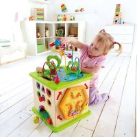 Hape Motorická kocka s bludiskom 4