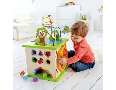 Hape Motorická kocka s bludiskom