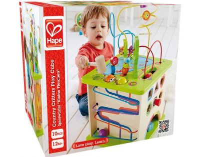 Hape Motorická kocka s bludiskom