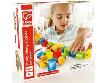 Hape Navliekacie korále z geometrických tvarov