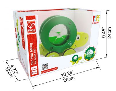 Hape ťaháčikmi želvička