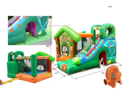 Happy Hop Skákací nafukovací hrad Veselá džungľa Žirafa
