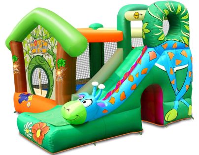 Happy Hop Skákací nafukovací hrad Veselá džungľa Žirafa