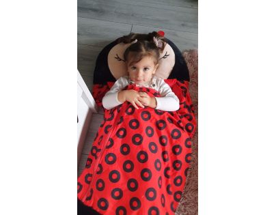 Happy Nappers Spacáčik Usínačik Lienka Lilly 168 cm