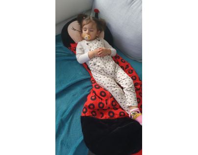 Happy Nappers Spacáčik Usínačik Lienka Lilly 168 cm