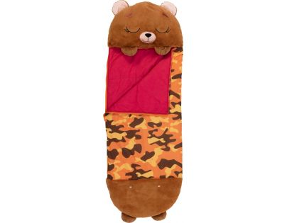 Happy Nappers Spacáček usínáček Hnedý medveď Benny 135 cm