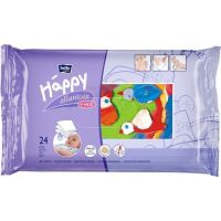 Happy vlhčené ubrousky s vit. E a alantoinem á 24 ks Happy vlhčené ubrousky s vit. E a alantoinem á 24 ks