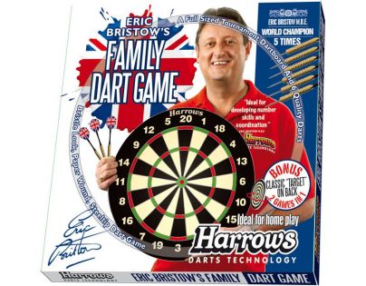 Harrows Papierový terč Glen Duzza Durrant Family Dart Game