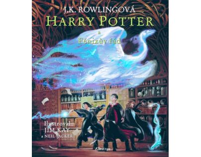 Albatros Harry Potter a Fénixův řád Ilustrované vydání J. K. Rowlingová CZ verzia - Poškodený obal