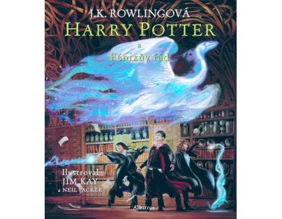 Albatros Harry Potter a Fénixův řád Ilustrované vydání J. K. Rowlingová CZ verzia