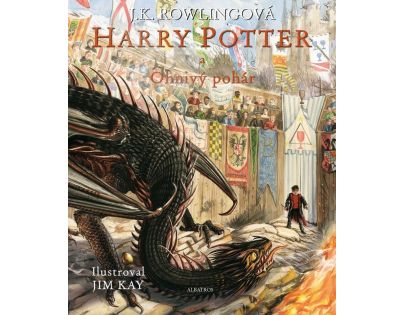 Albatros Harry Potter a Ohnivý pohár Ilustrované vydání J. K. Rowlingová CZ verzia