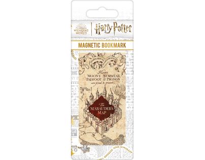 Pyramid International Harry Potter Magnetická záložka Záškodnícky plánik