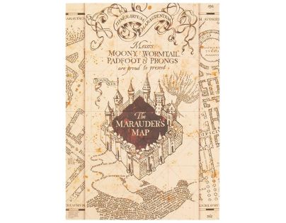 Paladone Harry Potter Puzzle magnetické Záškodnícku mapu