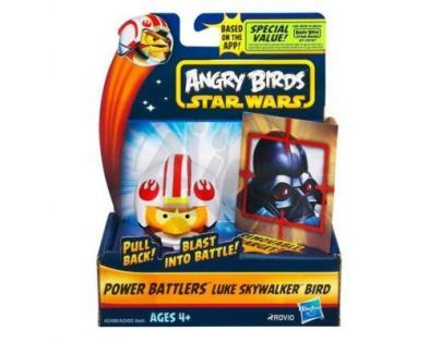 Hasbro Angry Birds Natahovací míček s terčem - Luke Skywalker